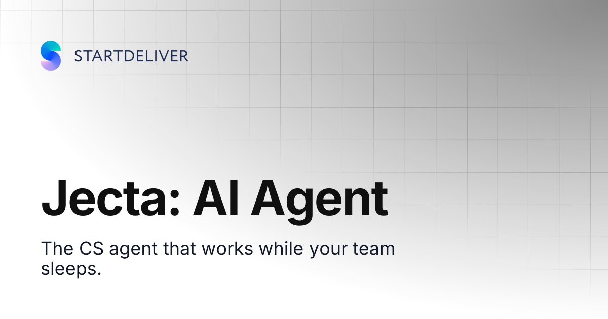 Jecta: AI Agent | Startdeliver docs